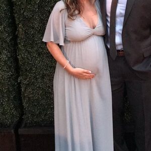 Show Me Your Mumu Emily Dress Steel Blue Small